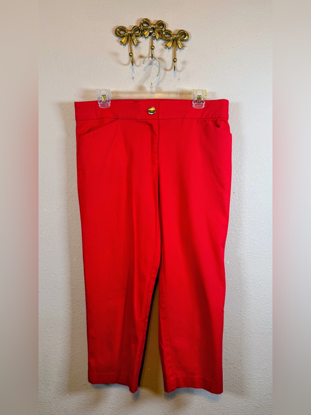 Red Counterparts Women's Stretch Ponte Pants. Size 8